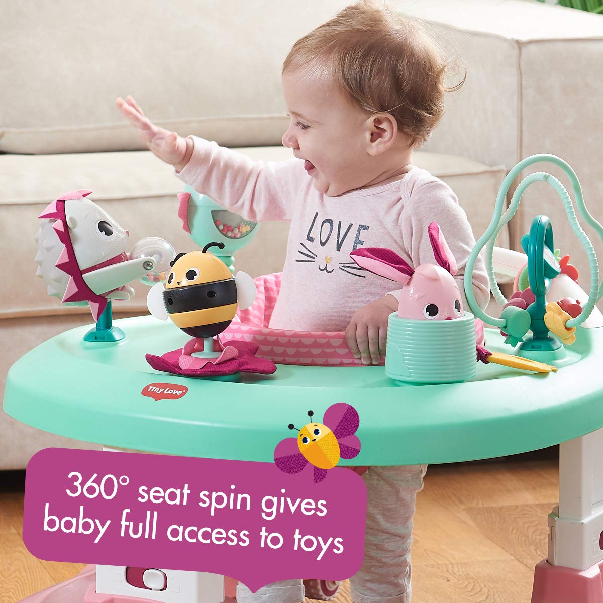 Tiny Love Tiny Princess Tales 4-in-1 Here I Grow Mobile Activity Center, -- ANB Baby