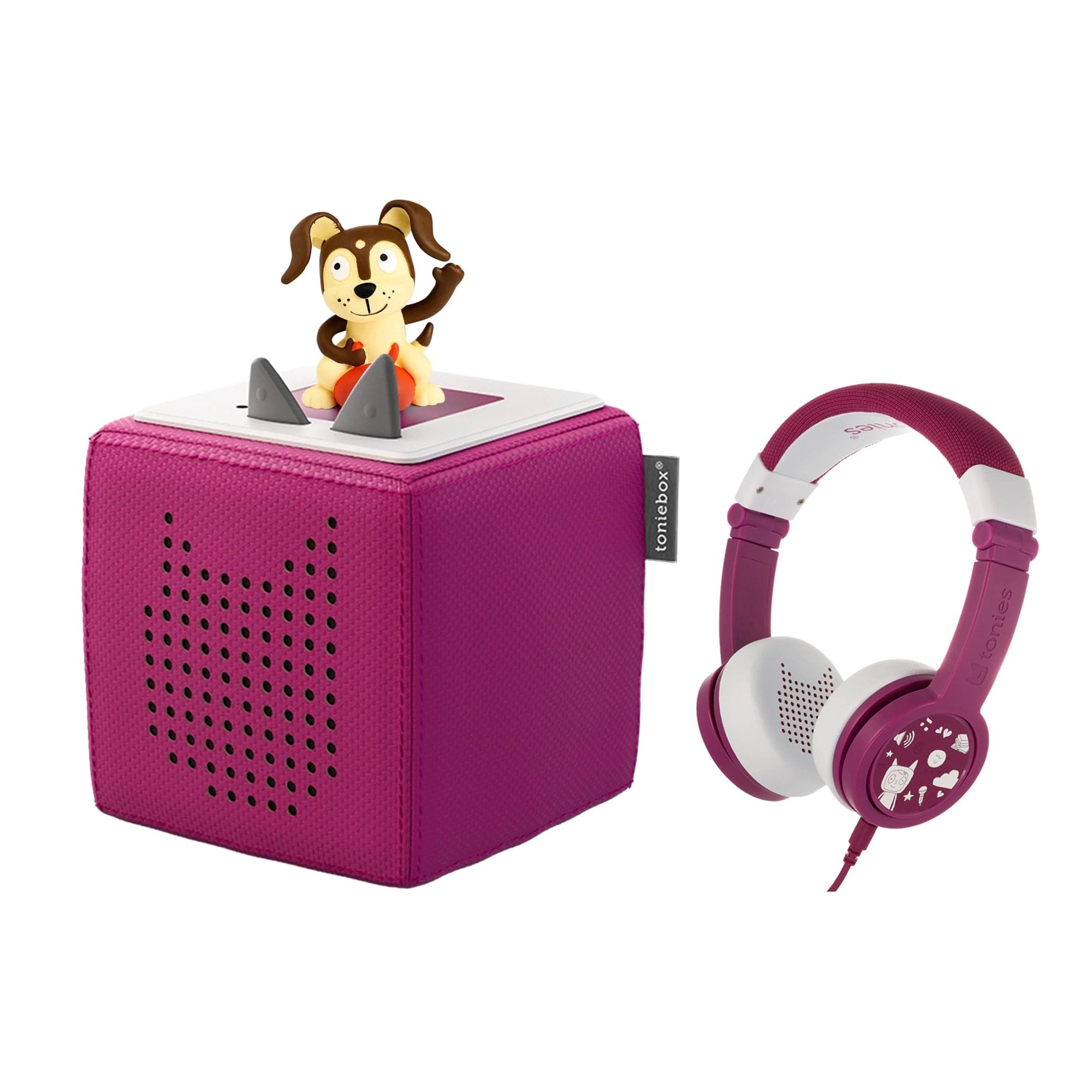 Tonies Toniebox Playtime Puppy Starter Set with Foldable Headphones, -- ANB Baby