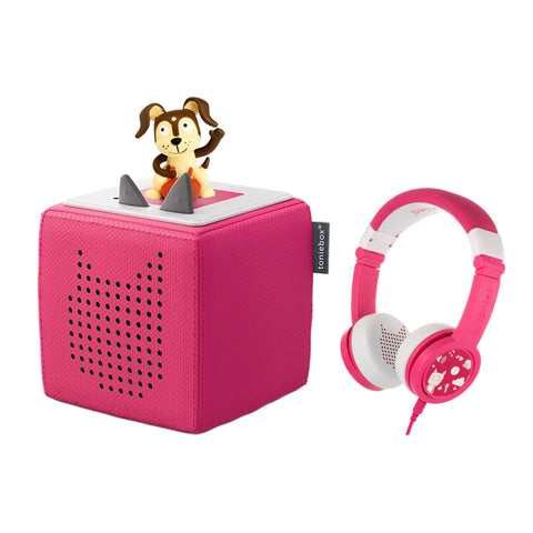 Tonies Toniebox Playtime Puppy Starter Set with Foldable Headphones, -- ANB Baby