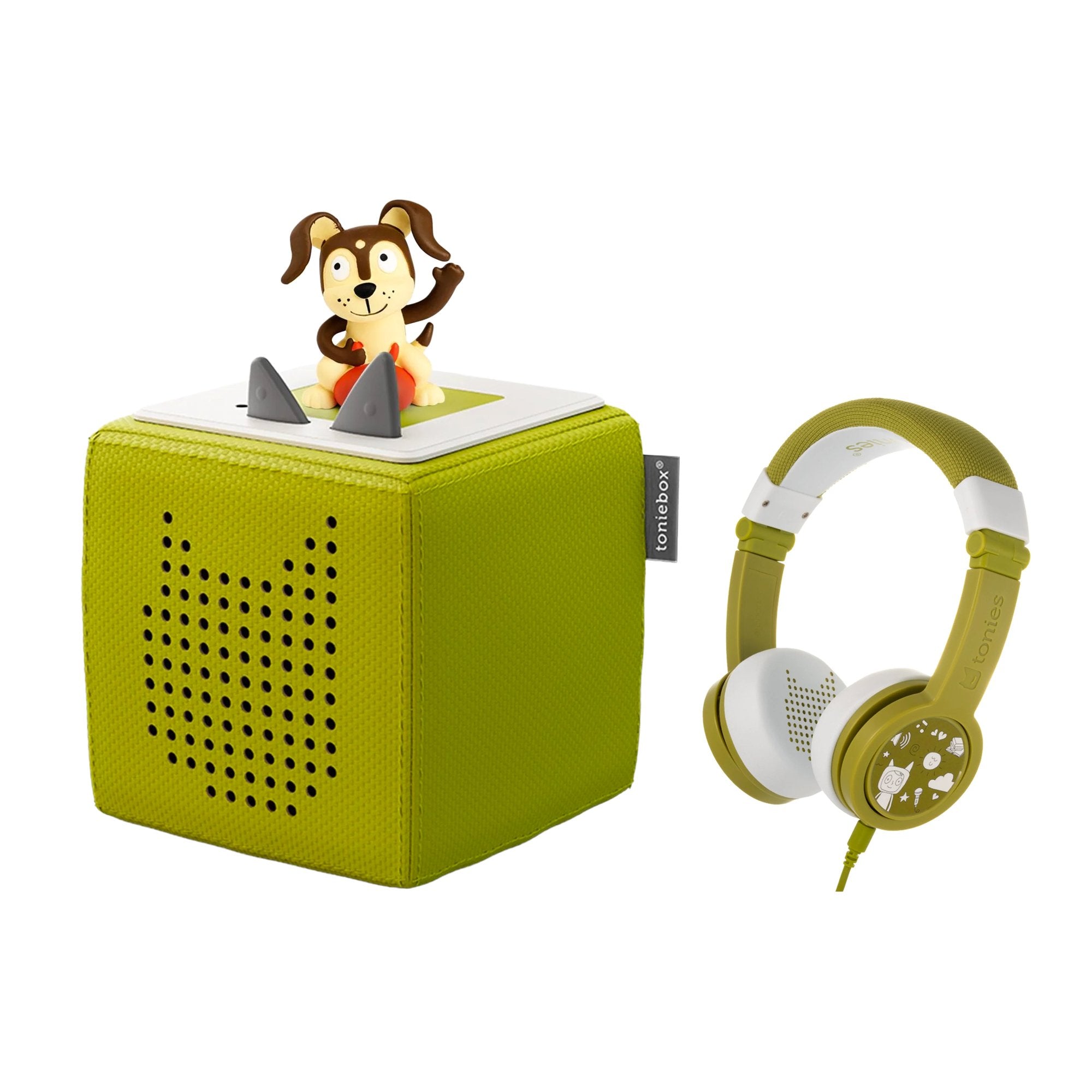 Tonies Toniebox Playtime Puppy Starter Set with Foldable Headphones, -- ANB Baby