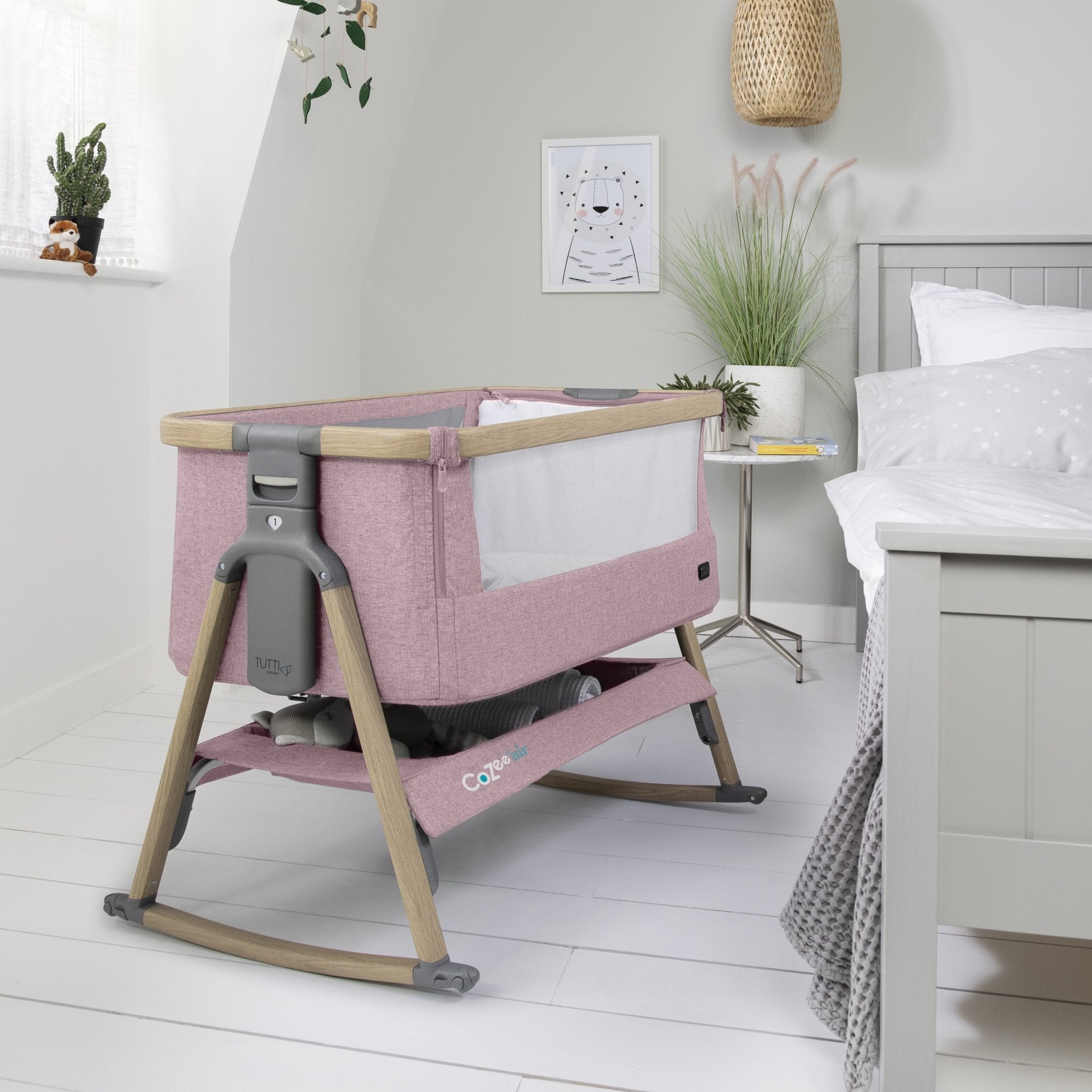 Tutti Bambini CoZee Air Bedside Crib, -- ANB Baby