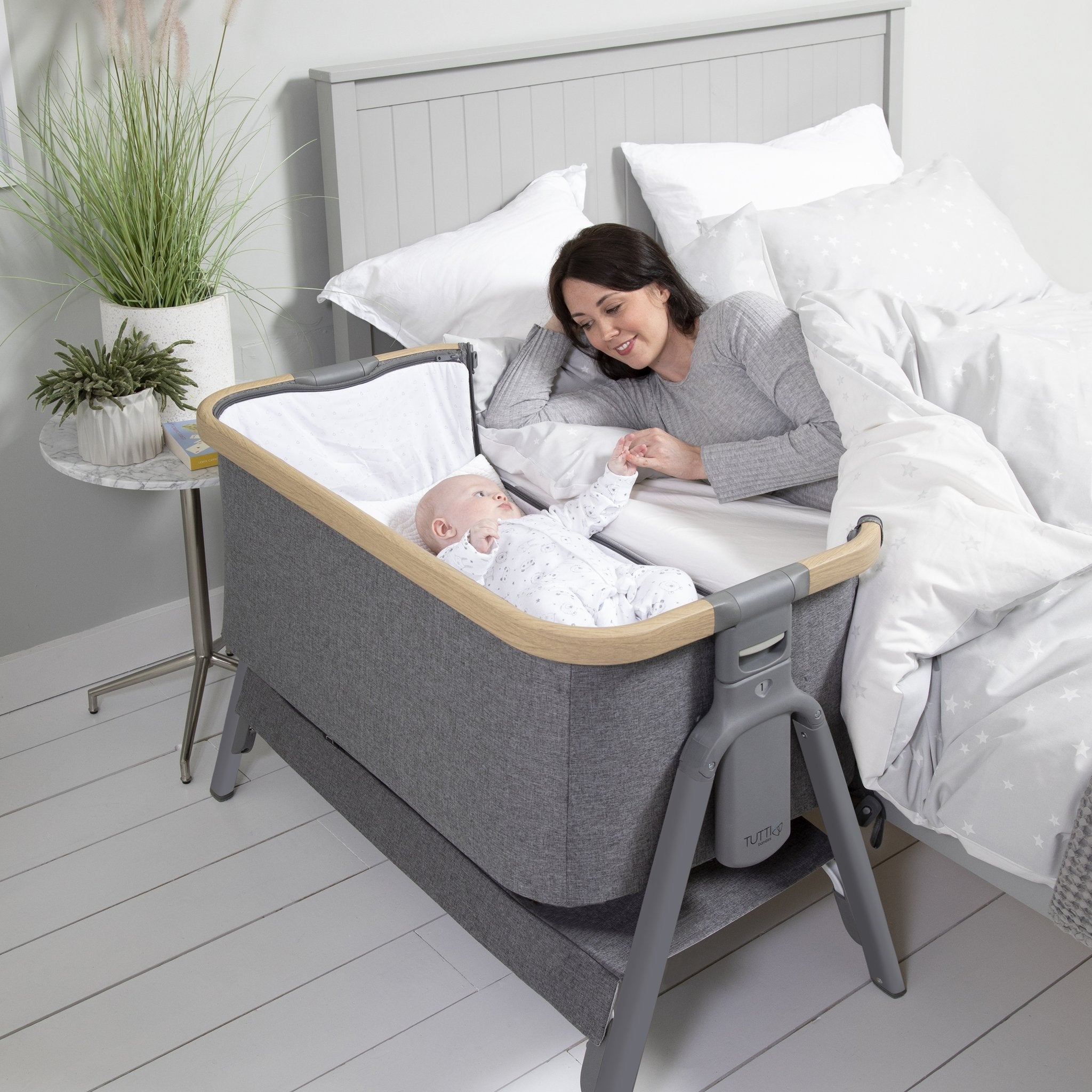 Tutti Bambini CoZee Bedside Crib, -- ANB Baby