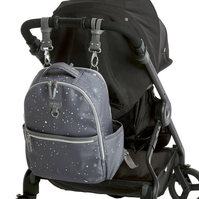 Twelvelittle On-the-Go Backpack, Grey Twinkle Print, -- ANB Baby