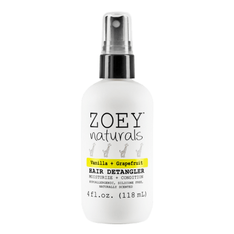 Zoey Naturals Hair Detangler 4 oz. Vanilla Grapefruit, -- ANB Baby